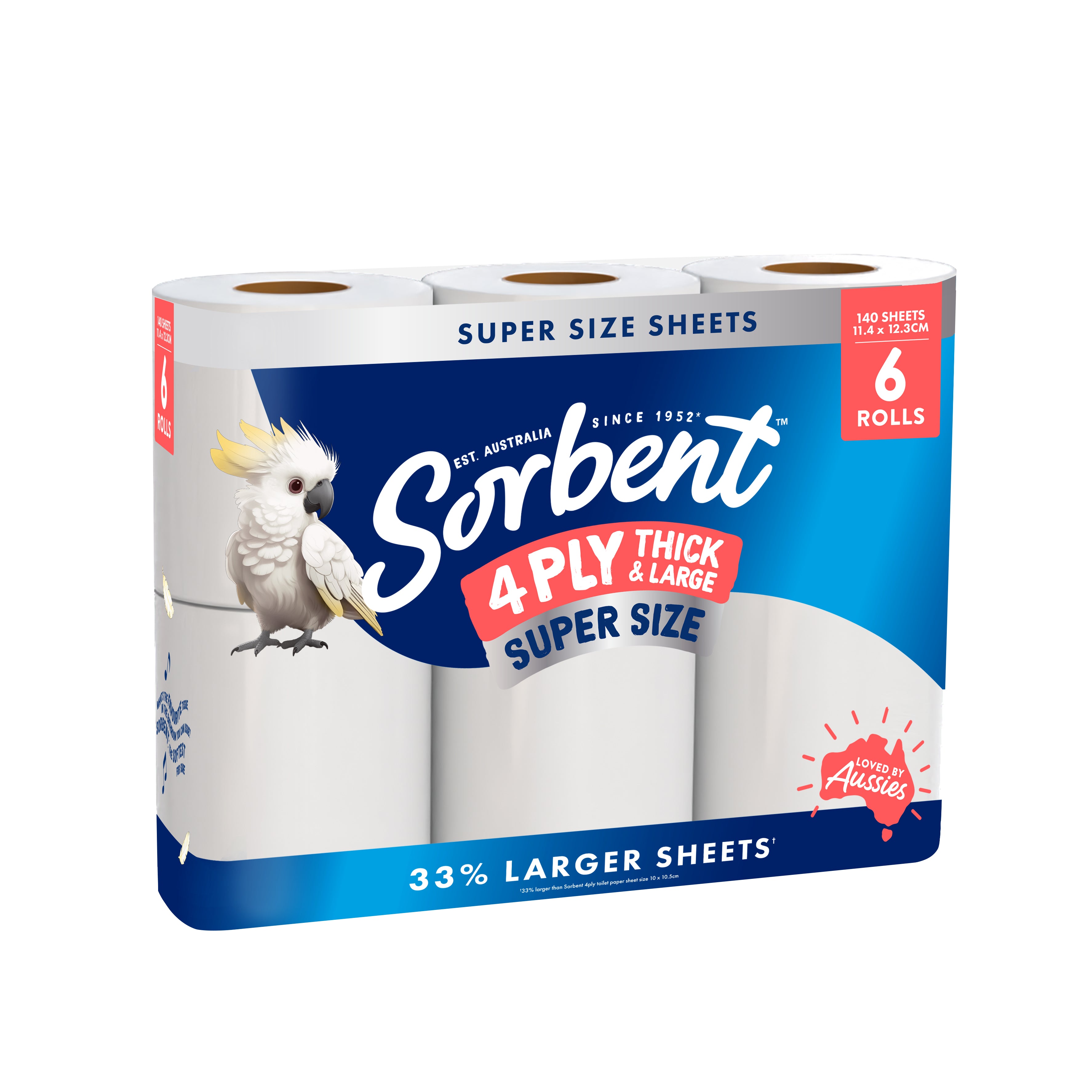 Thick & Large 4 Ply Toilet Paper