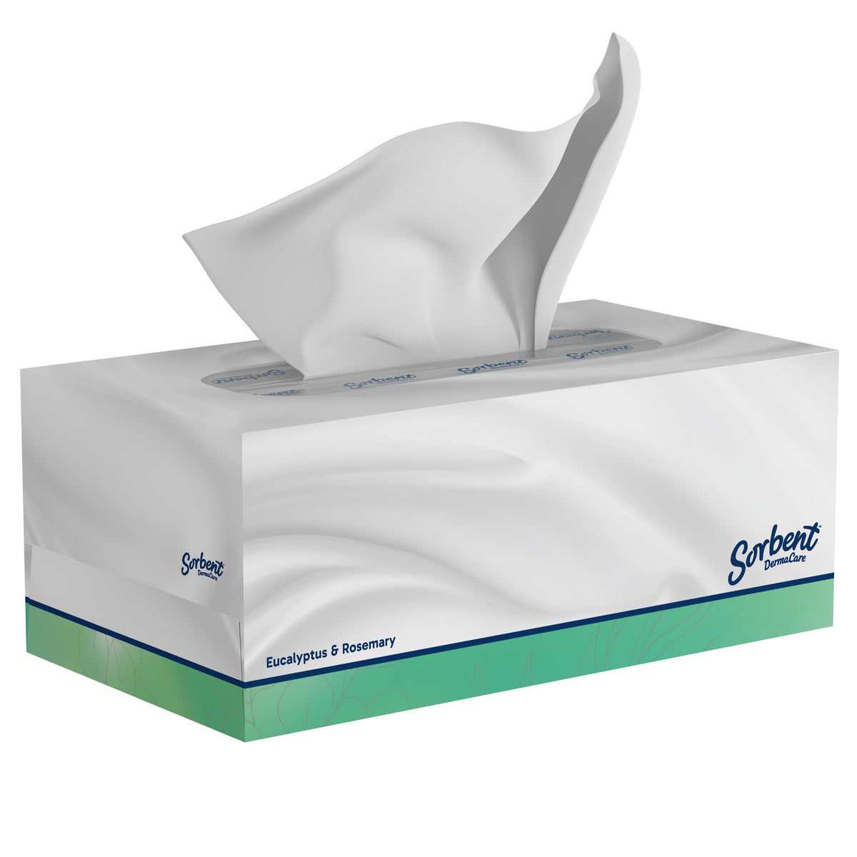Sorbent DermaCare Eucalyptus & Rosemary Facial Tissues - 95 pack