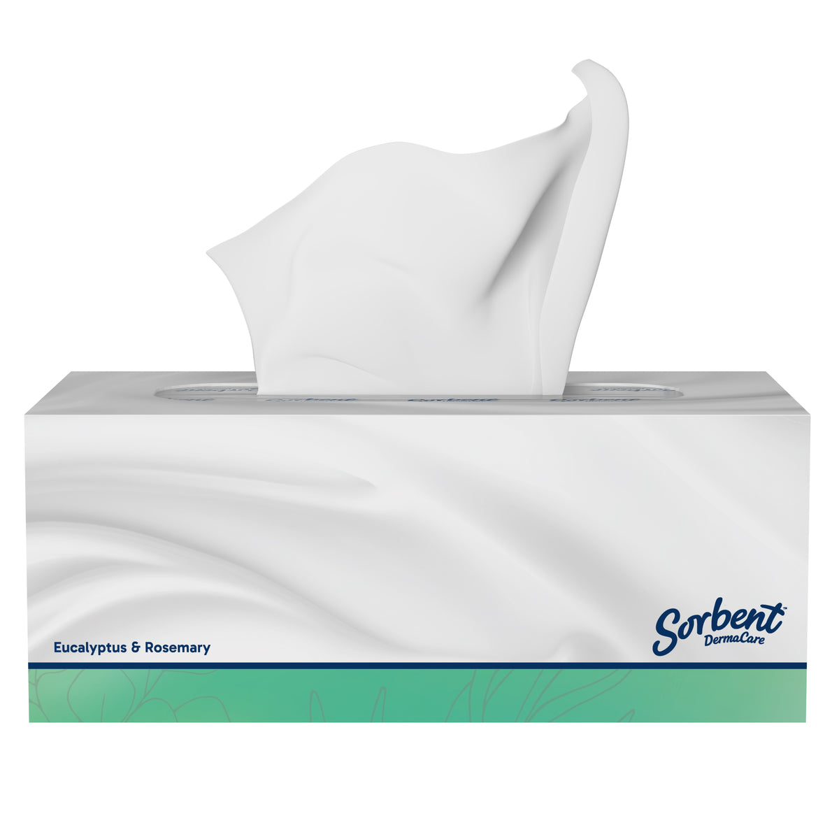 Sorbent DermaCare Eucalyptus & Rosemary Facial Tissues - 95 pack