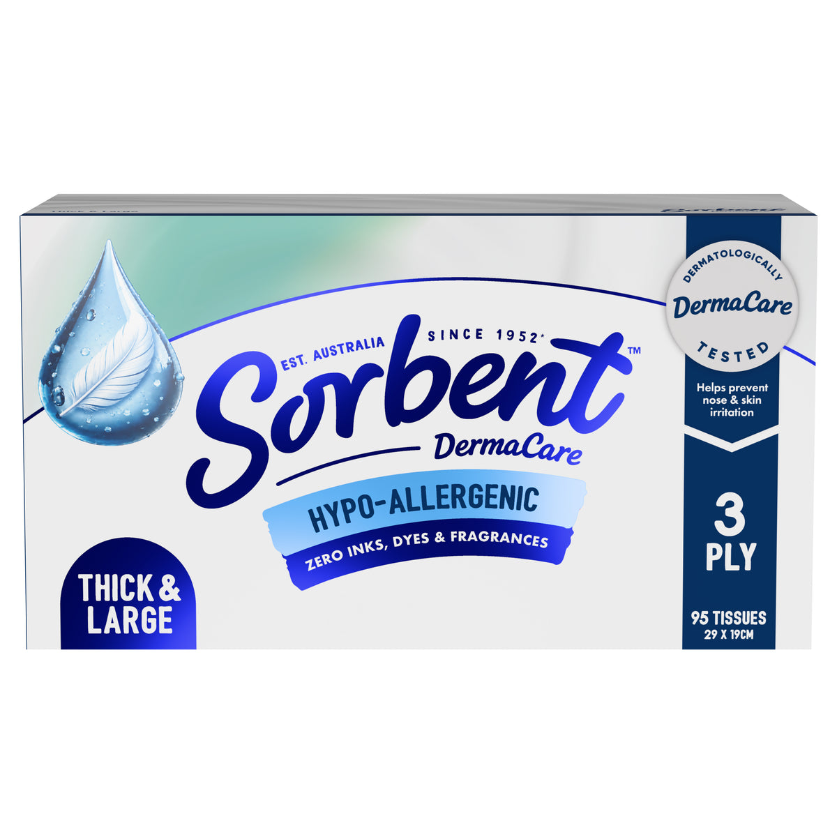 Sorbent DermaCare Thick and Large Hypoallergenic - 95 pack