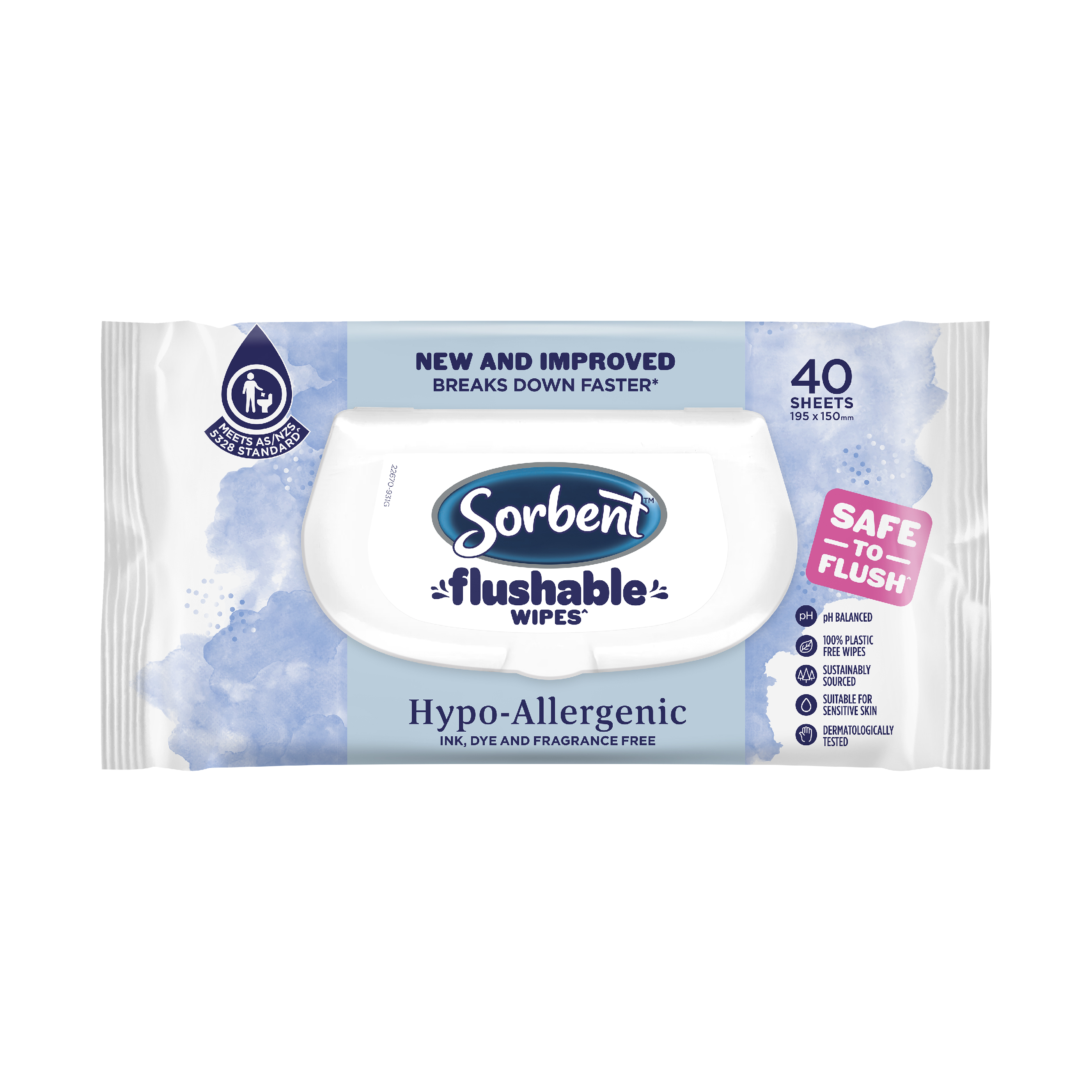 Hypo-Allergenic Flushable Wipes