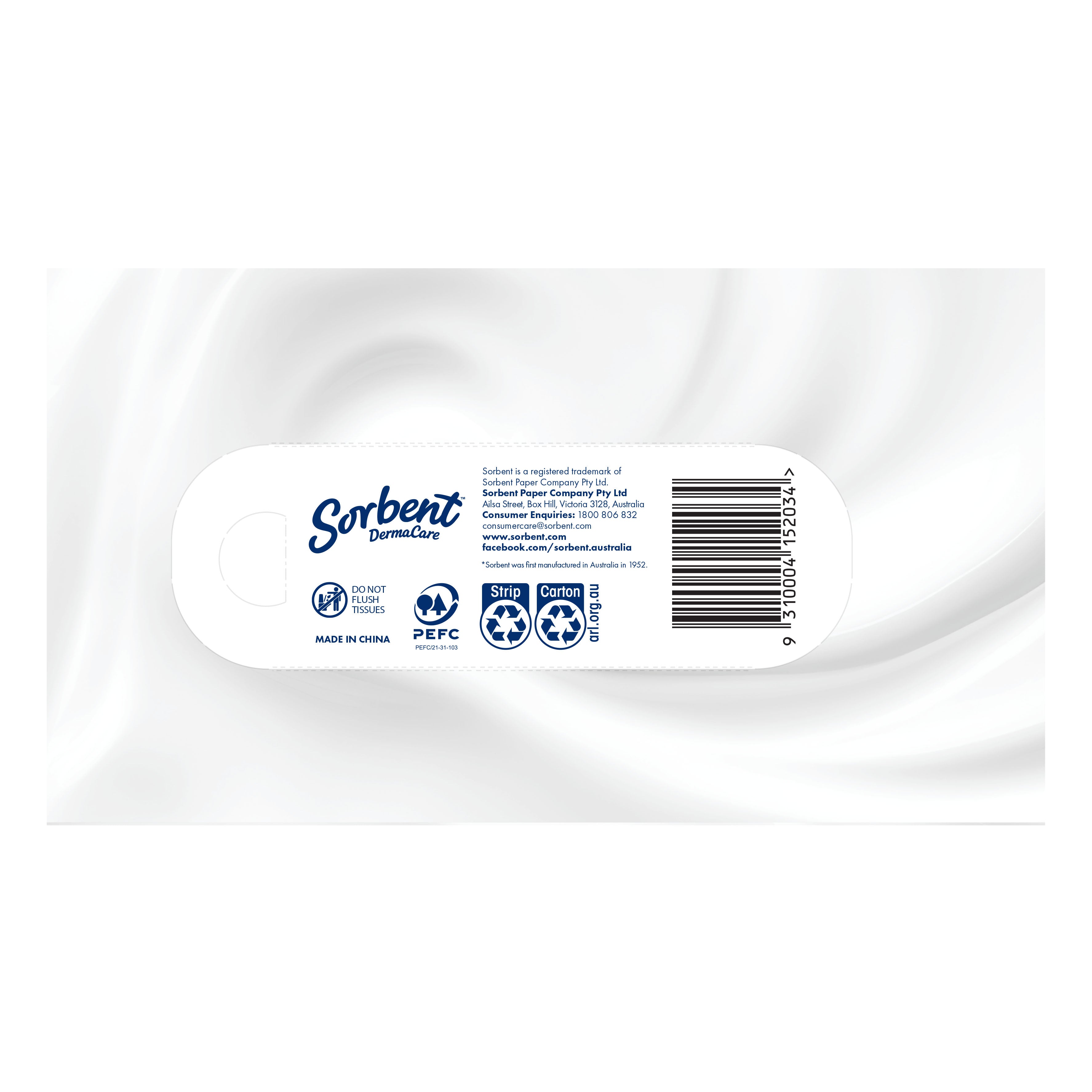 Sorbent DermaCare Aloe Vera Thick & Large Facial Tissues - 95 Sheets