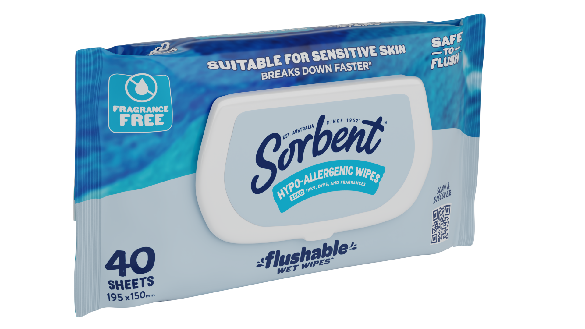 Hypo-Allergenic Flushable Wipes
