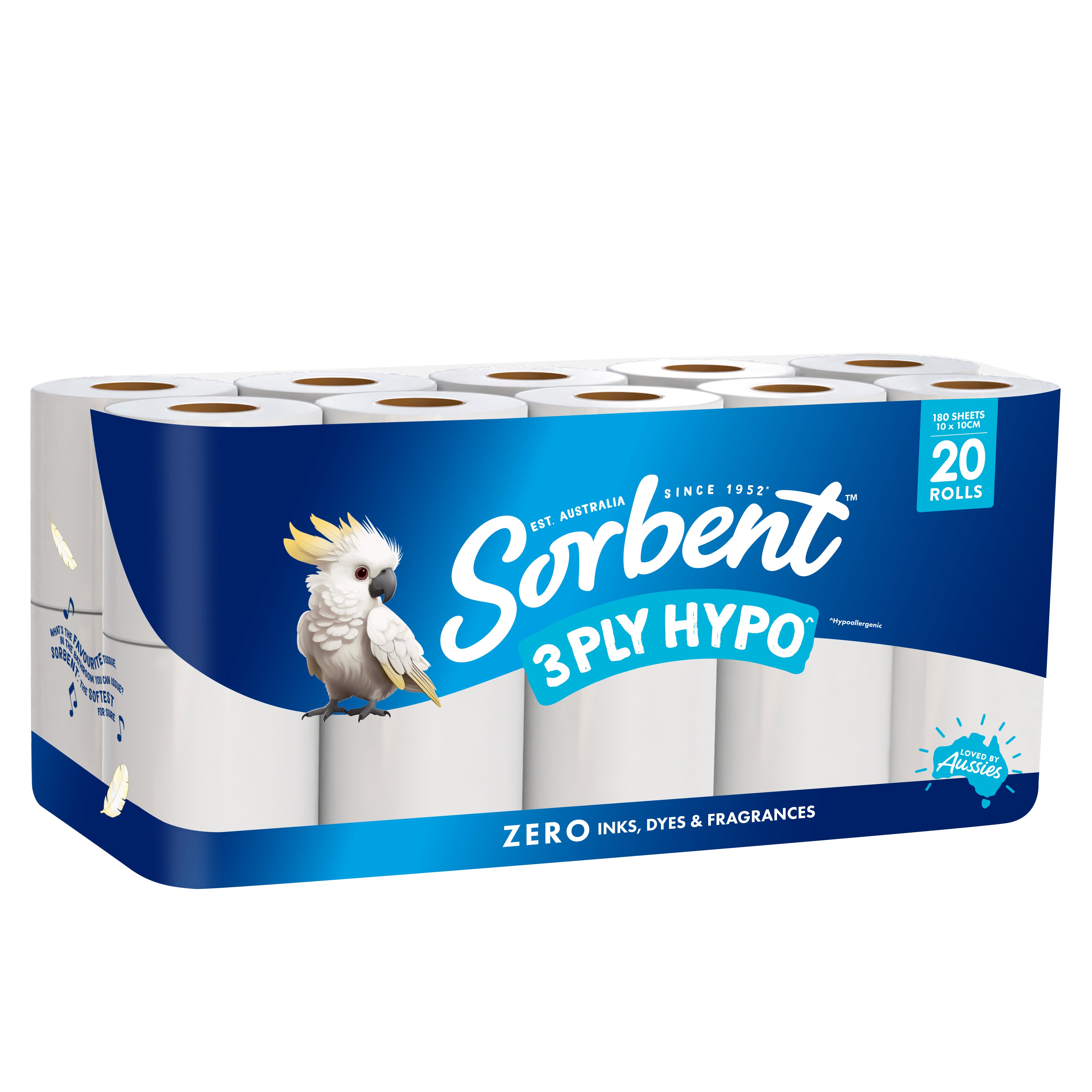 Hypo-Allergenic 3 PLY Toilet Rolls