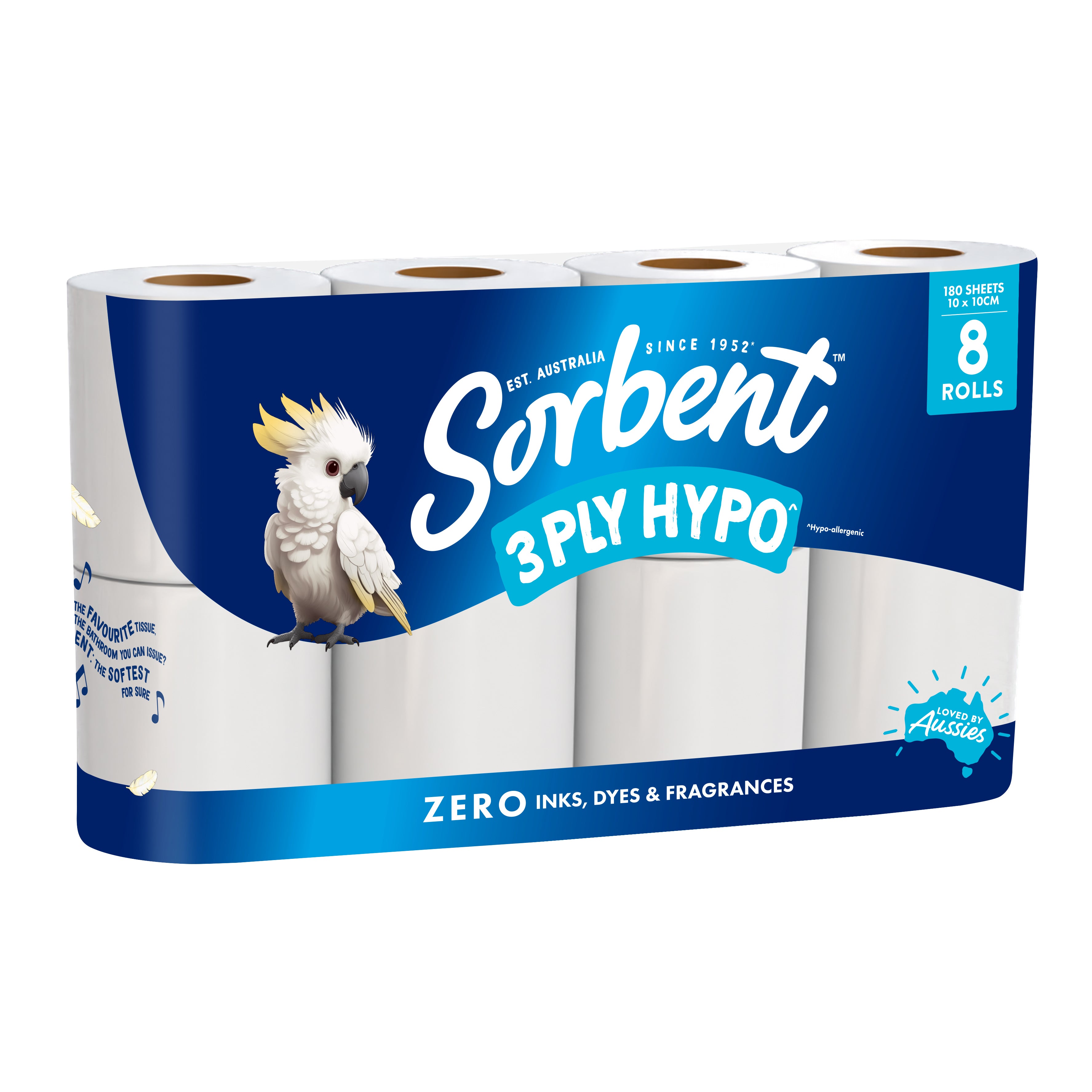 Hypo-Allergenic 3 PLY Toilet Rolls