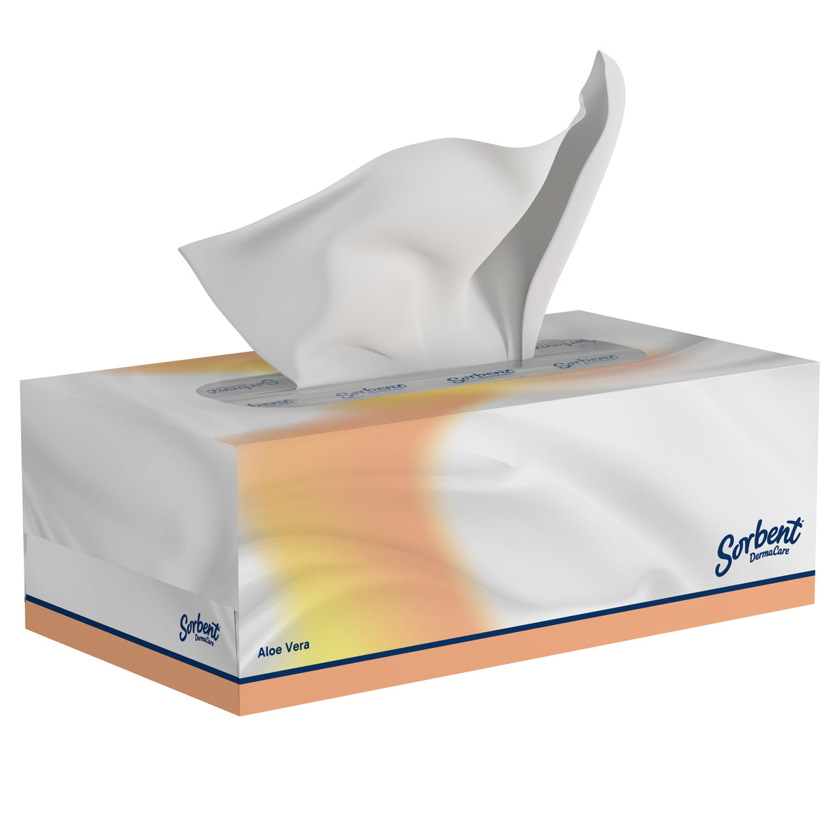 Sorbent DermaCare Ultra Soft Aloe Vera Facial Tissues - 170 pack
