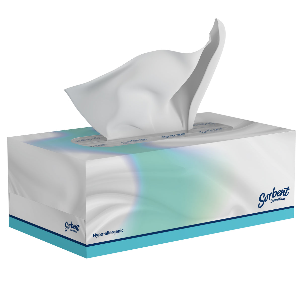 Sorbent DermaCare Ultra Soft Hypoallergenic Facial tissues - 170 pack