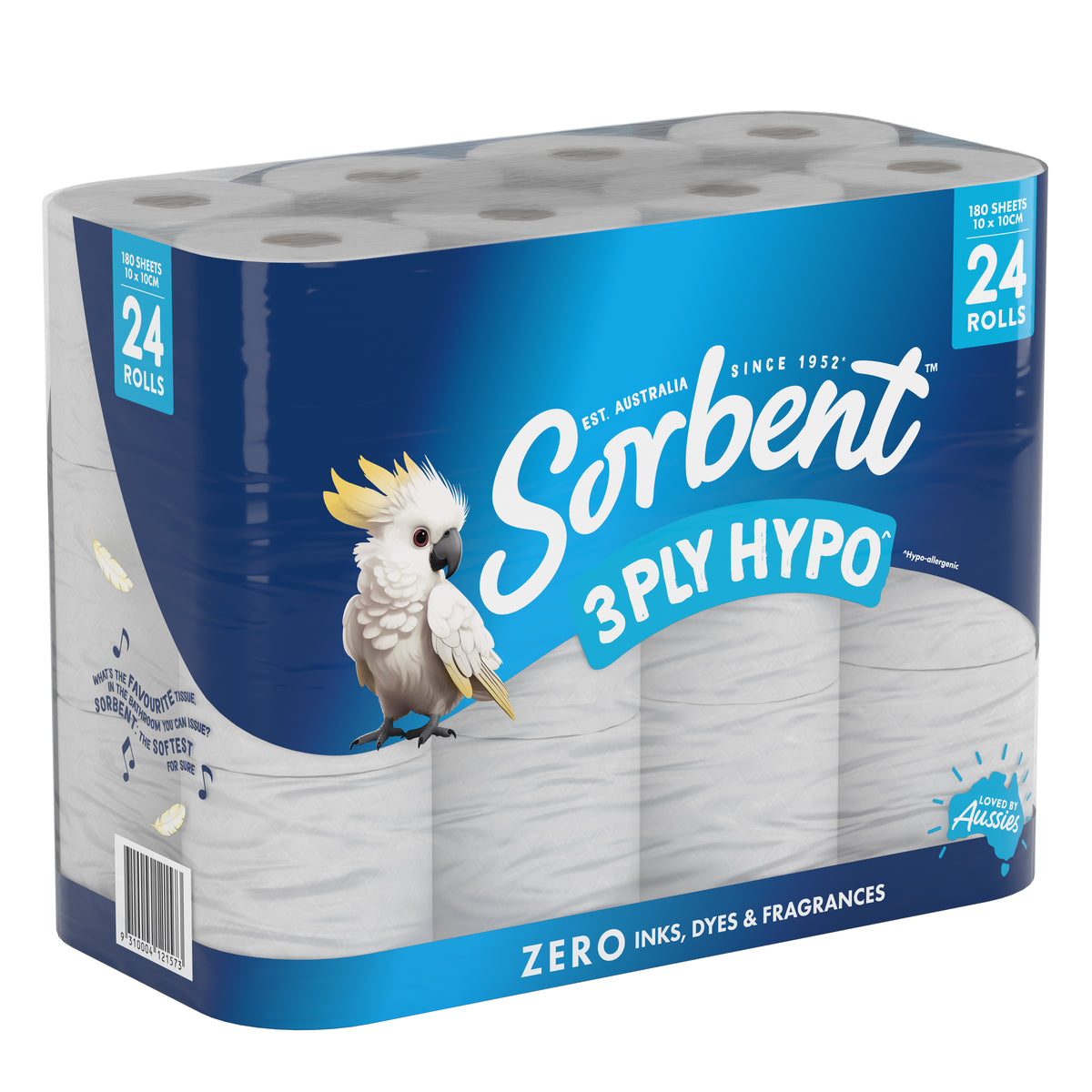 Hypo-Allergenic 3 PLY Toilet Rolls