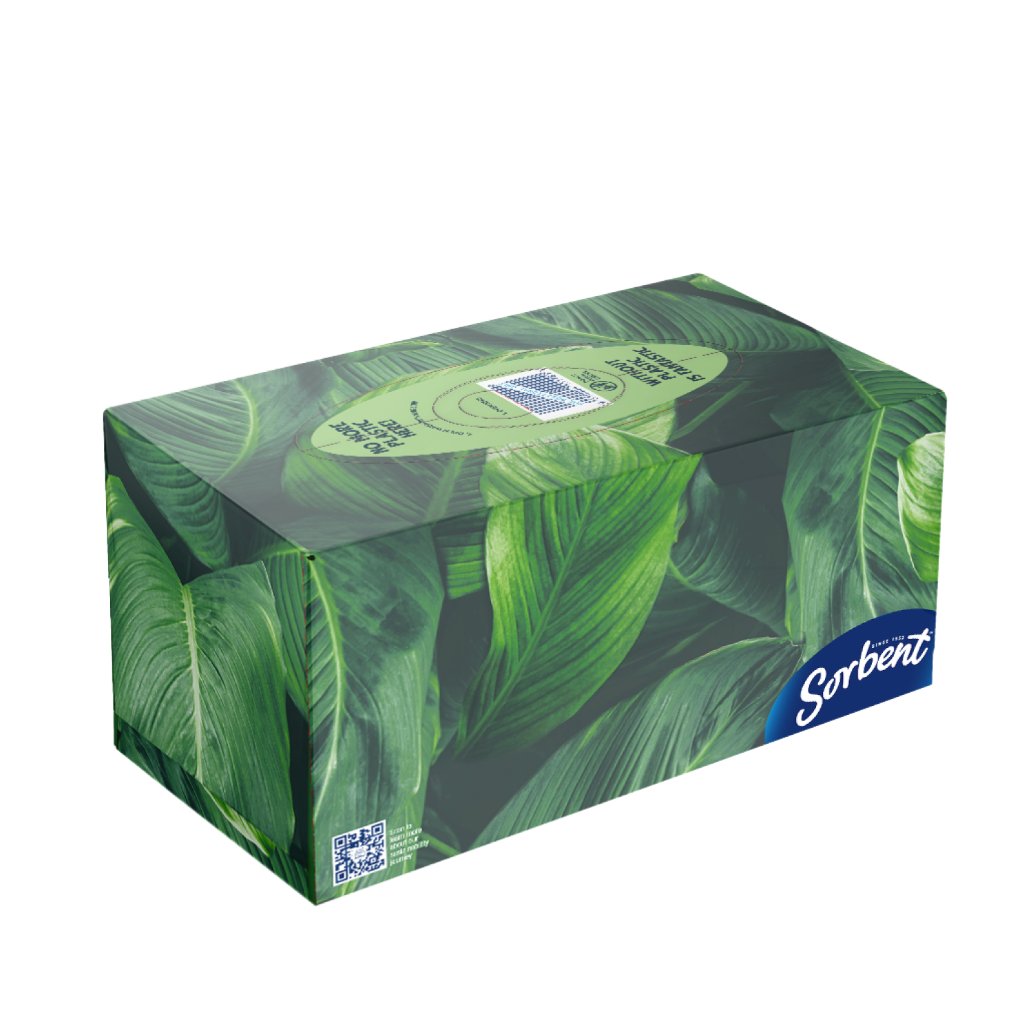 Sorbent Silky White Facial Tissues - 250