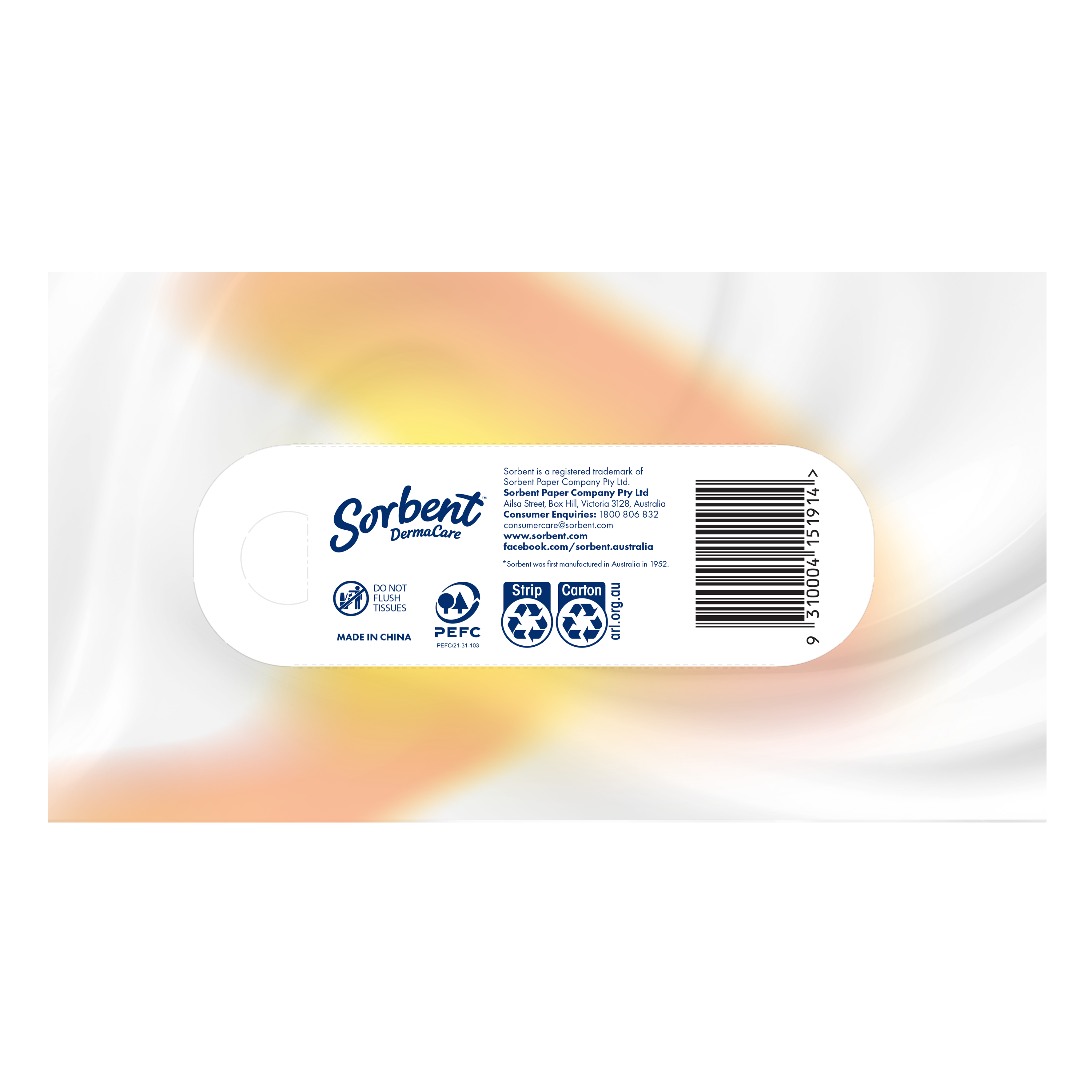 Sorbent DermaCare Ultra Soft Aloe Vera Facial tissues 170 pack