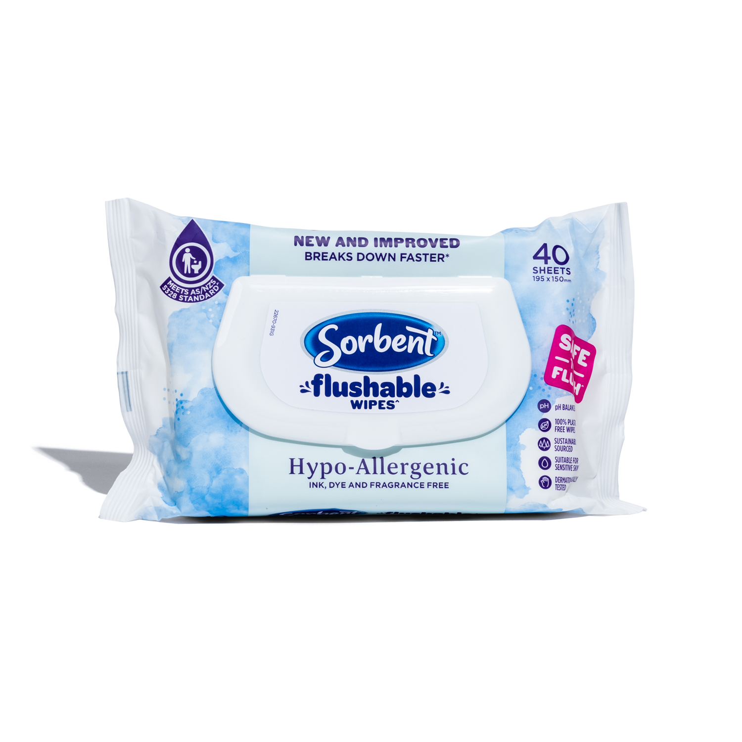 Hypo-Allergenic Flushable Wipes